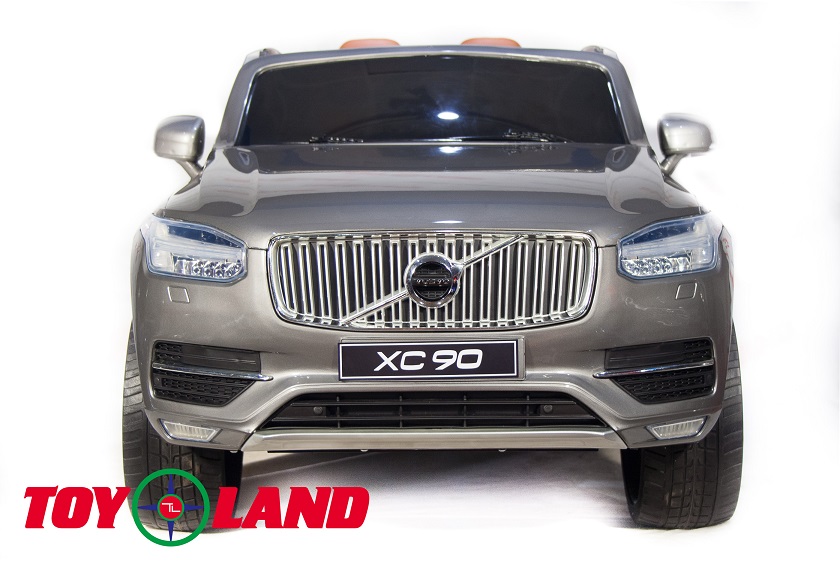 Электромобиль Джип Volvo XC 90, серый  